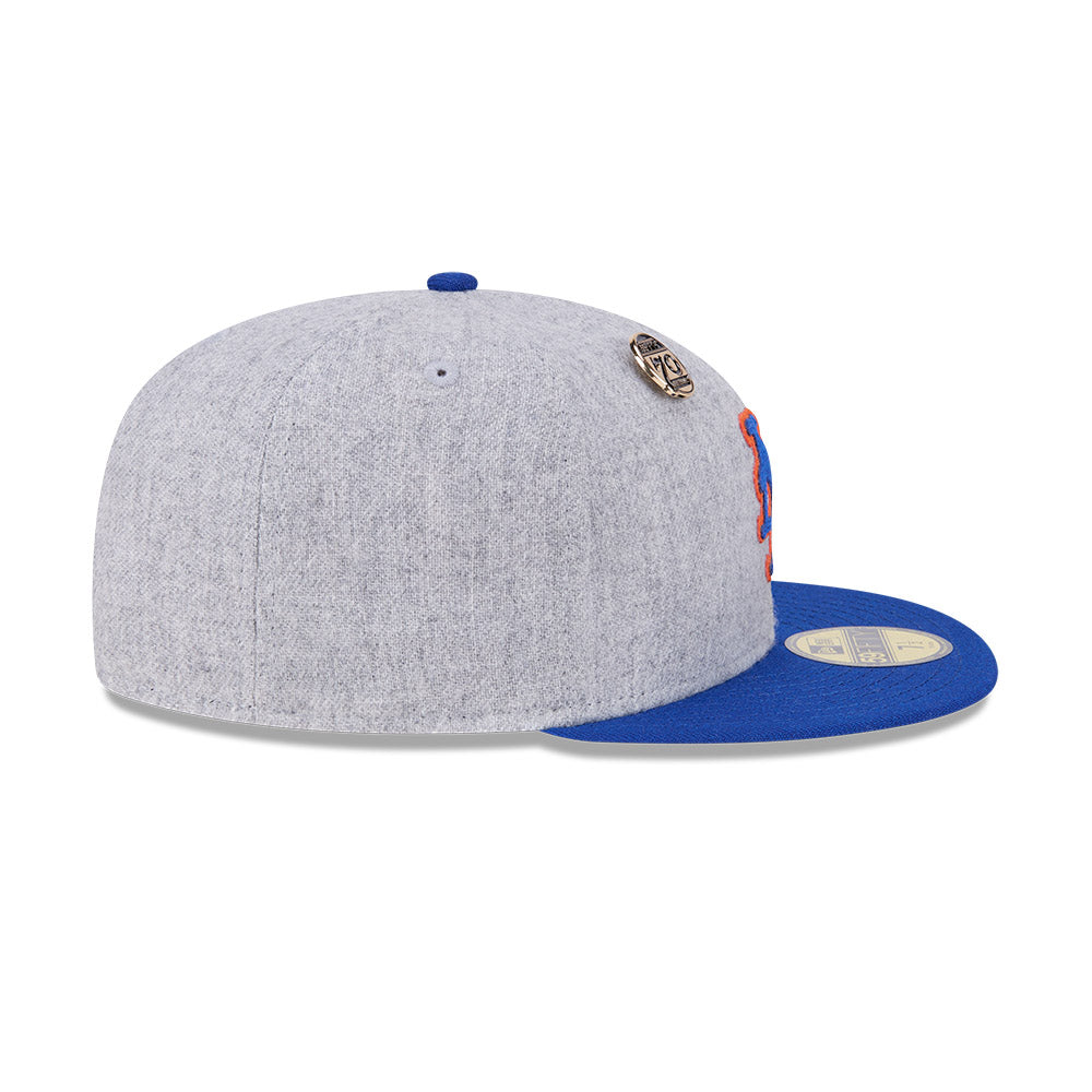 New Era 59Fifty NBA 59Fifty Day 2024 New York Mets Heather Grey