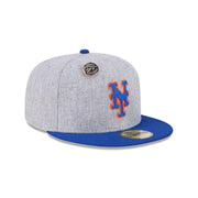 New Era 59Fifty NBA 59Fifty Day 2024 New York Mets Heather Grey