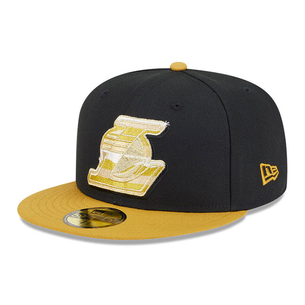 New Era 59Fifty NBA 59Fifty Day 2025 Black Gold Los Angeles Lakers