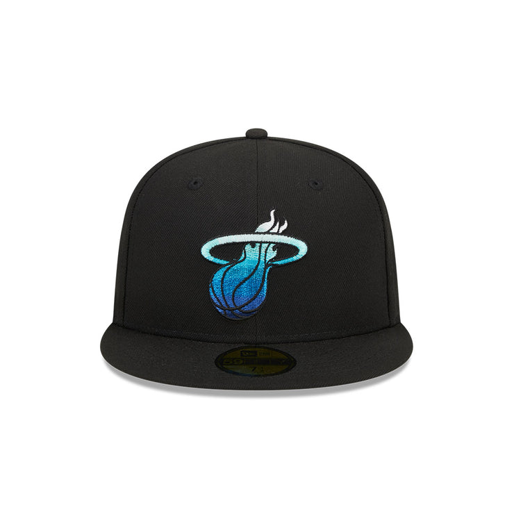 New Era 59Fifty NBA Metallic Gradient Miami Heat
