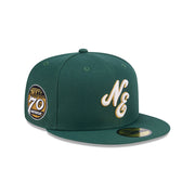 New Era 59Fifty 70th Anniversary Script Green