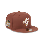 New Era 59Fifty 70th Anniversary Script Brown