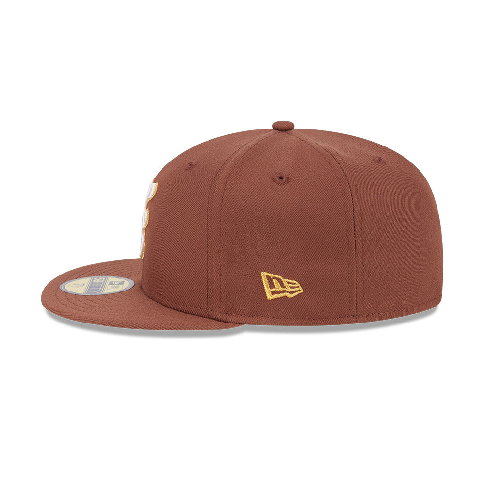 New Era 59Fifty 70th Anniversary Script Brown