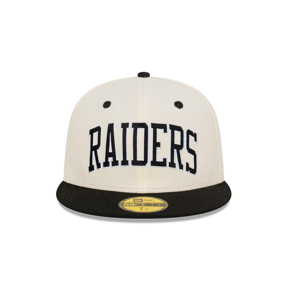 New Era 59Fifty NFL Raiders Pack Las Vegas Raiders Script Cream