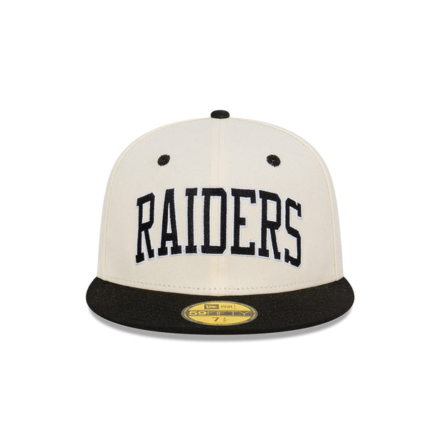 New Era 59Fifty NFL Raiders Pack Las Vegas Raiders Script Cream
