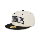 New Era 59Fifty NFL Raiders Pack Las Vegas Raiders Script Cream