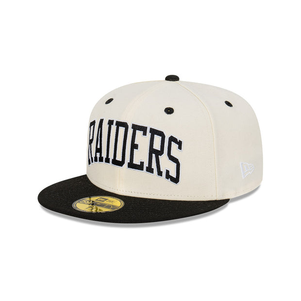 New Era 59Fifty NFL Raiders Pack Las Vegas Raiders Script Cream