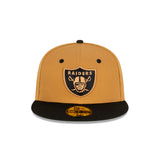 New Era 59Fifty NFL Wheat Black Las Vegas Raiders