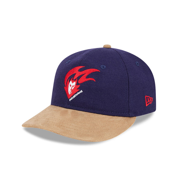 New Era 9Fifty Retro Crown Strapback AFL 2025 Team Retro Contrast Melbourne Demons