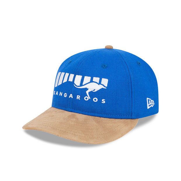 New Era 9Fifty Retro Crown Strapback AFL 2025 Team Retro Contrast North Melbourne Kangaroos