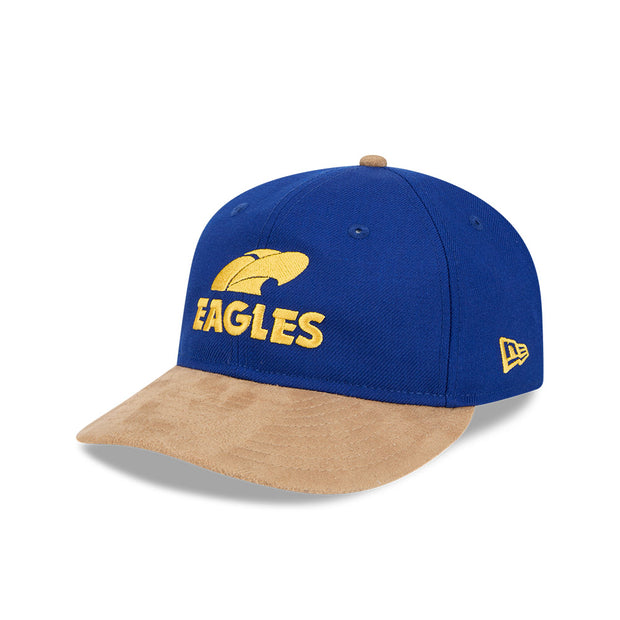 New Era 9Fifty Retro Crown Strapback AFL 2025 Team Retro Contrast West Coast Eagles
