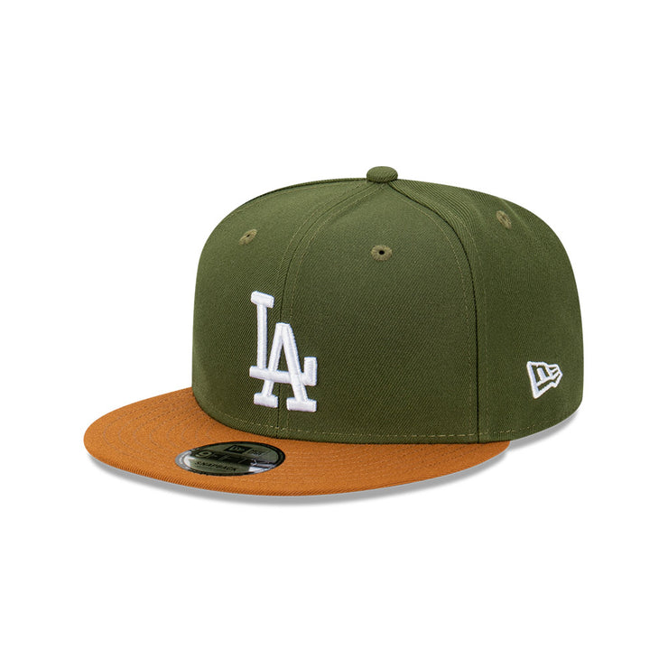 New Era 9Fifty MLB Rifle Green Peanut Los Angeles Dodgers