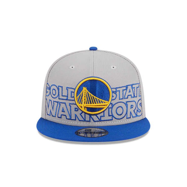 New Era 9Fifty NBA 2023 Draft Golden State Warriors Grey Blue