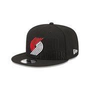 New Era 9Fifty NBA 2023 Draft Portland Trail Blazers Black