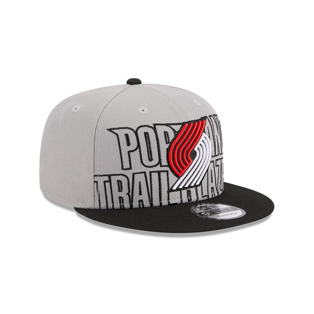New Era 9Fifty NBA 2023 Draft Portland Trail Blazers Grey Black