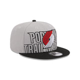 New Era 9Fifty NBA 2023 Draft Portland Trail Blazers Grey Black