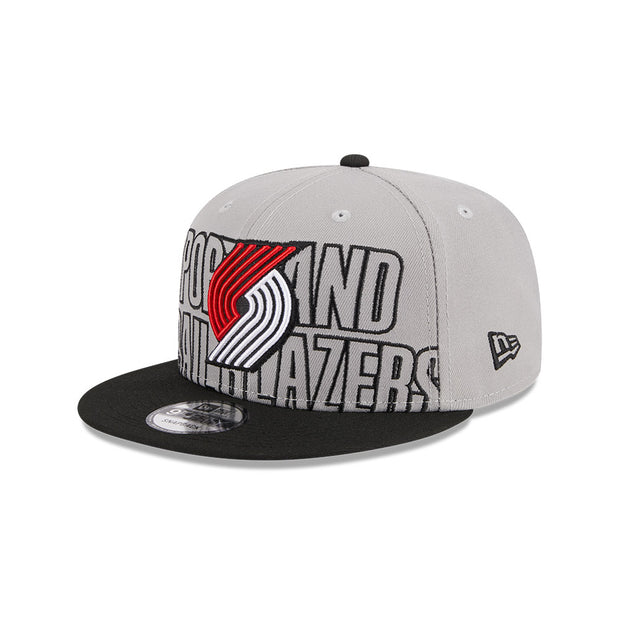 New Era 9Fifty NBA 2023 Draft Portland Trail Blazers Grey Black