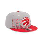 New Era 9Fifty NBA 2023 Draft Toronto Raptors Grey Red