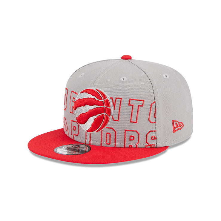 New Era 9Fifty NBA 2023 Draft Toronto Raptors Grey Red