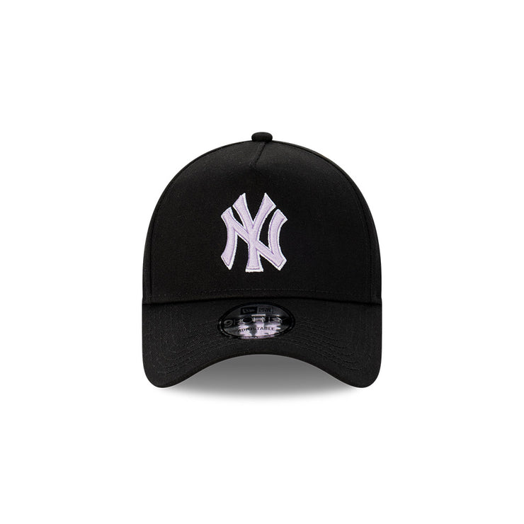 New Era 9Forty A-Frame MLB Black Lilac New York Yankees