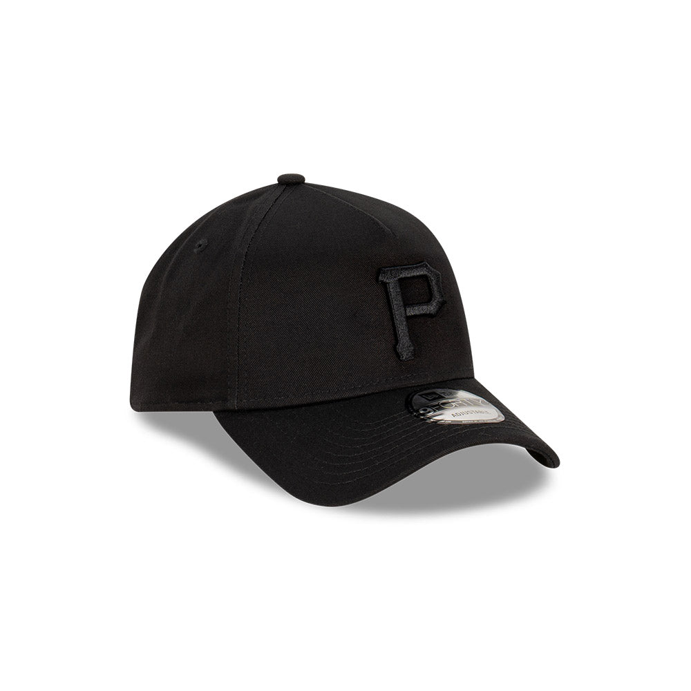New Era 9Forty A-Frame MLB Black On Black Pittsburgh Pirates