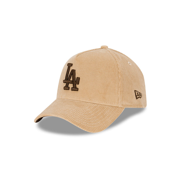 New Era 9Forty A-Frame MLB Camel Cord Los Angeles Dodgers