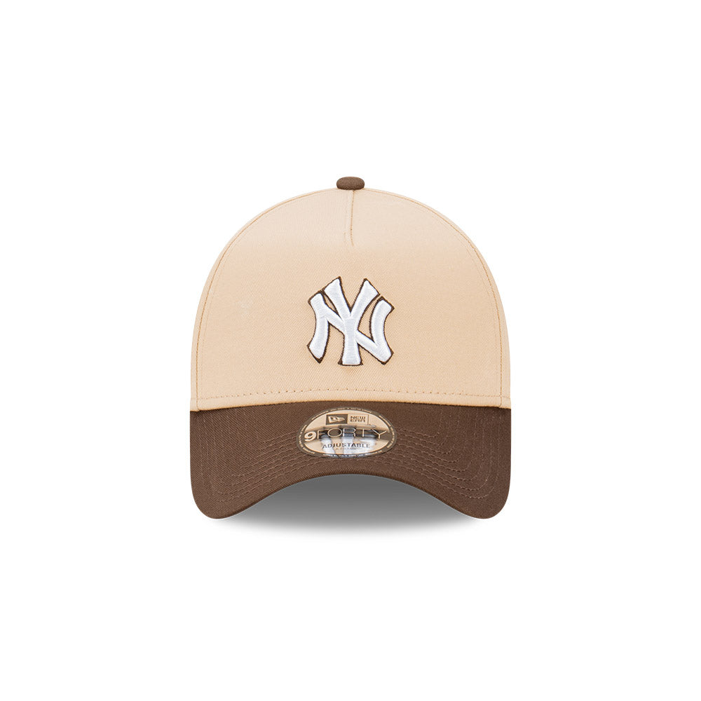 New Era 9Forty A-Frame MLB Choc Oat New York Yankees