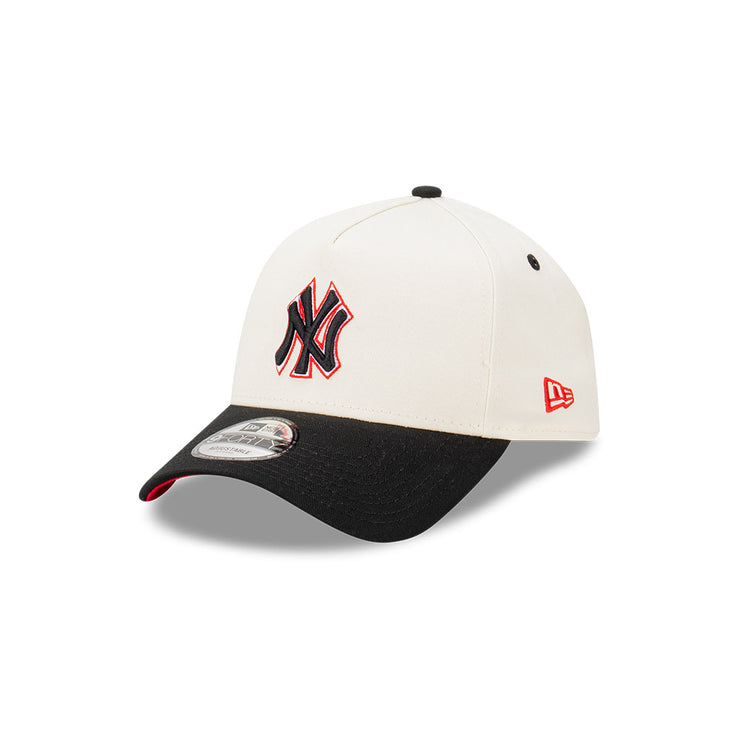New Era 9Forty A-Frame MLB Ivory Blaze New York Yankees