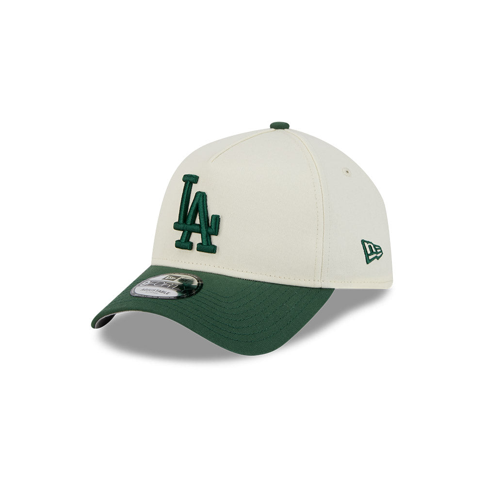 New Era 9Forty A-Frame MLB Los Angeles Dodgers Chrome Dark Green