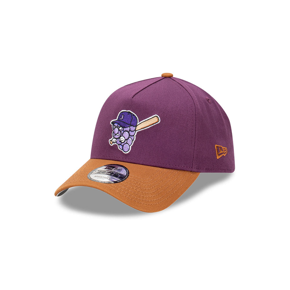 New Era 9Forty A-Frame MLB Peanut Butter & Jelly Jamestown Jammers
