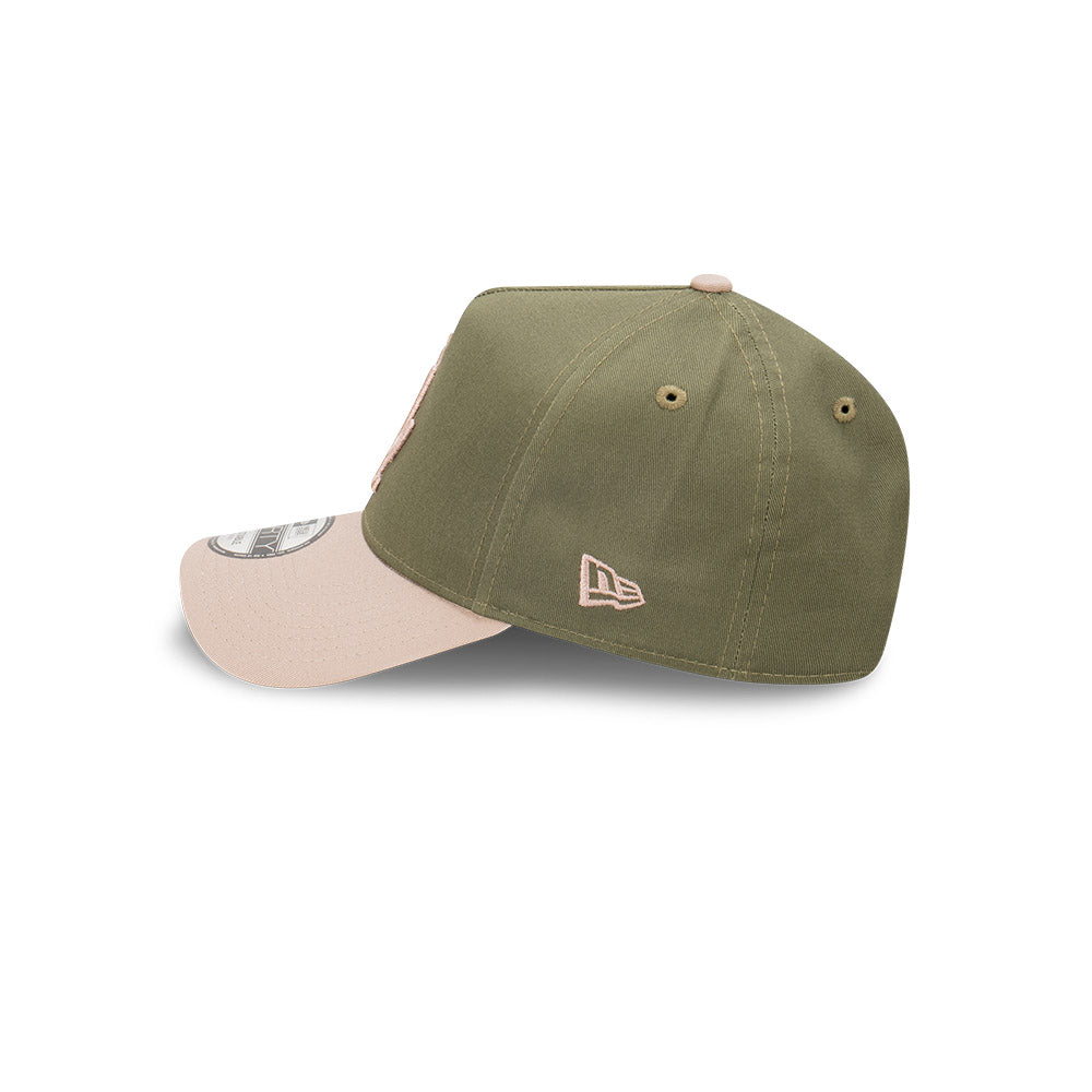 New Era 9Forty A-Frame MLB Vintage Olive Los Angeles Dodgers
