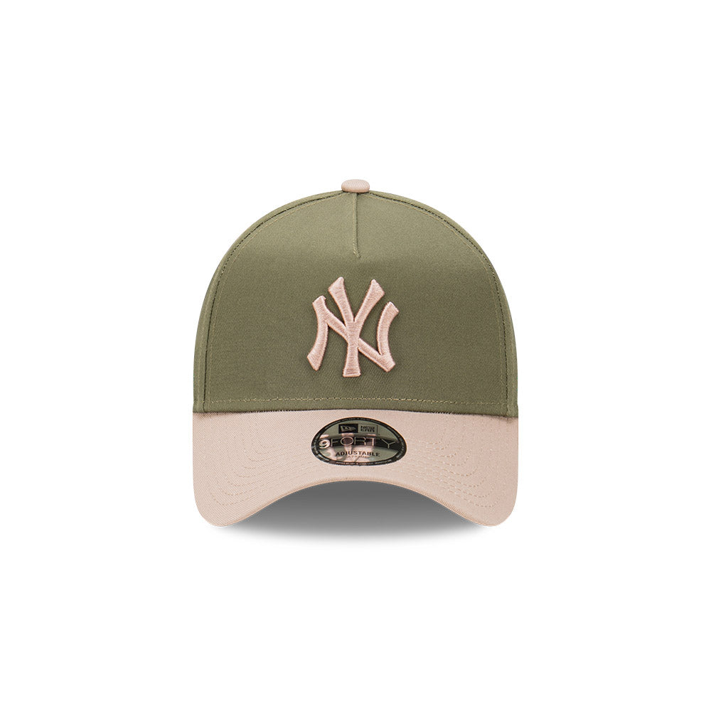 New Era 9Forty A-Frame MLB Vintage Olive New York Yankees