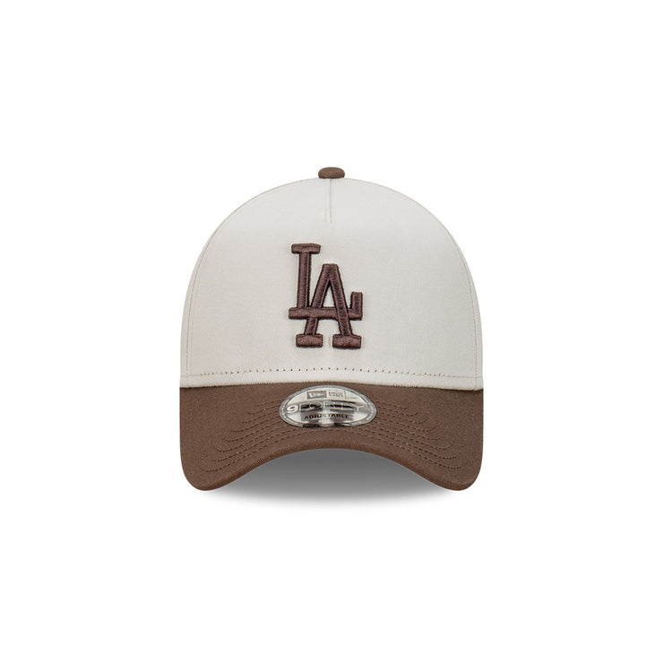 New Era 9Forty A-Frame MLB Vintage Stone Walnut Los Angeles Dodgers