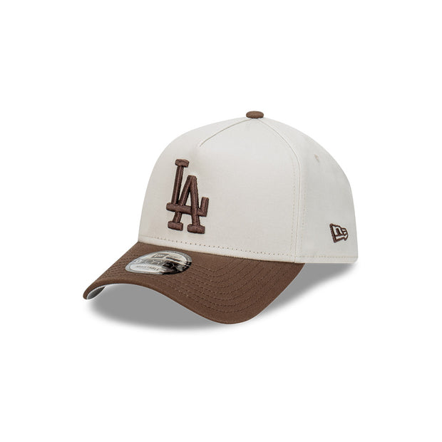 New Era 9Forty A-Frame MLB Vintage Stone Walnut Los Angeles Dodgers
