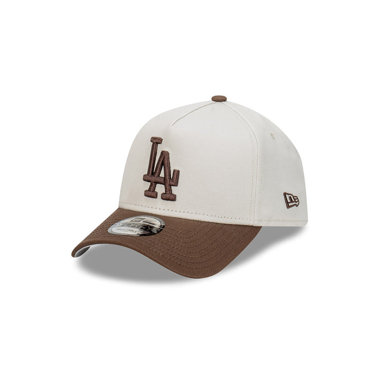 New Era 9Forty A-Frame MLB Vintage Stone Walnut Los Angeles Dodgers