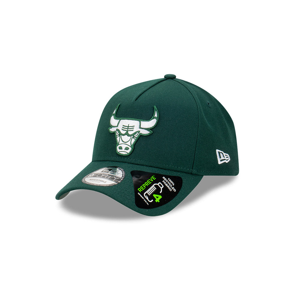 New Era 9Forty A-Frame NBA Dark Green Repreve Chicago Bulls