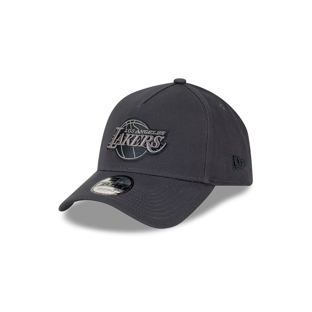New Era 9Forty A-Frame NBA Tonal Emboss Los Angeles Lakers Graphite