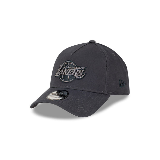 New Era 9Forty A-Frame NBA Tonal Emboss Los Angeles Lakers Graphite