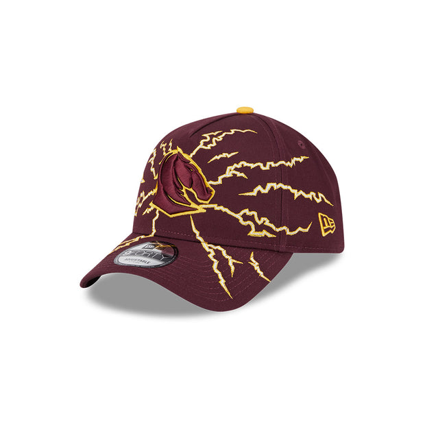 New Era 9Forty A-Frame NRL 2025 Electric Brisbane Broncos Maroon