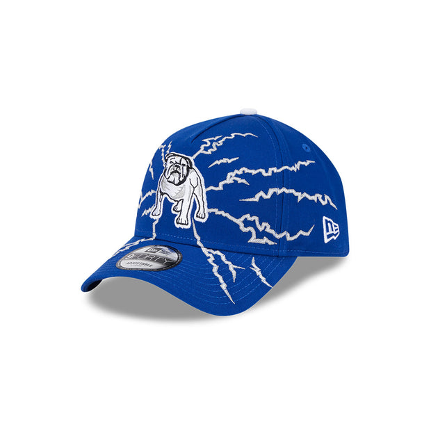 New Era 9Forty A-Frame NRL 2025 Electric Canterbury-Bankstown Bulldogs Royal Blue