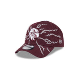 New Era 9Forty A-Frame NRL 2025 Electric Manly Warringah Sea Eagles Maroon