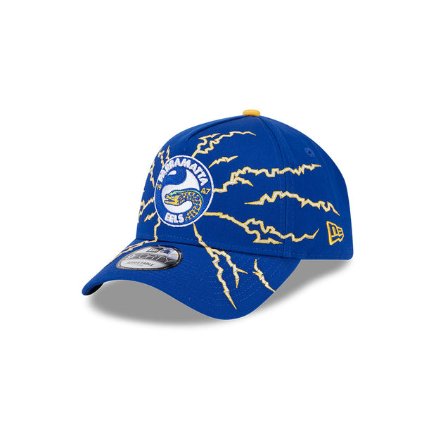 New Era 9Forty A-Frame NRL 2025 Electric Parramatta Eels Royal Blue
