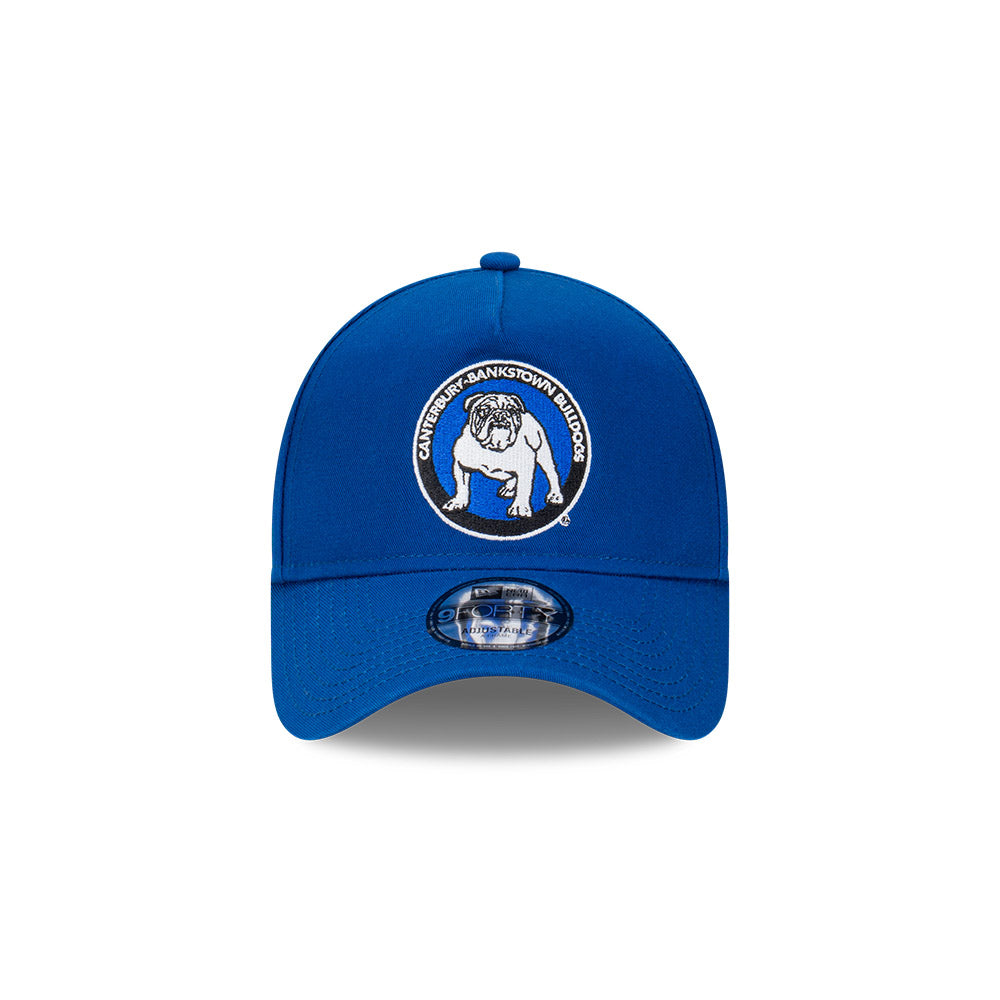 New Era 9Forty A-Frame NRL Retro Washed Team Canterbury Bankstown Bulldogs