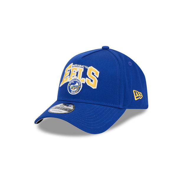 New Era 9Forty A-Frame NRL Team Arch Logo Parramatta Eels Royal Blue
