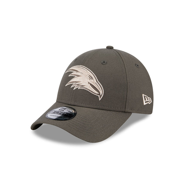New Era 9Forty AFL 2025 Dusty Charcoal Adelaide Crows