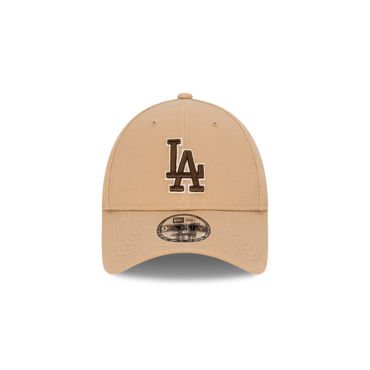 New Era 9Forty Clothstrap MLB Almond Shell Los Angeles Dodgers