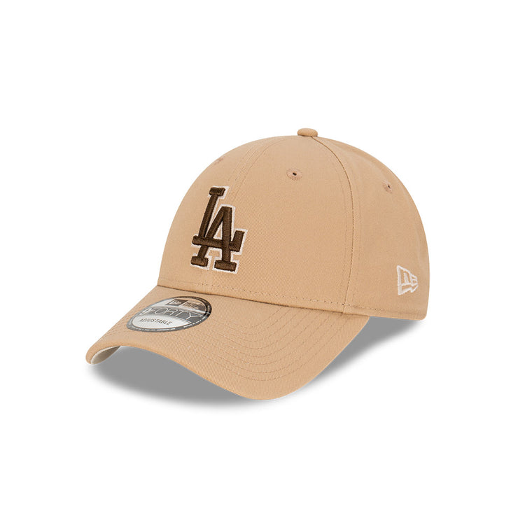 New Era 9Forty Clothstrap MLB Almond Shell Los Angeles Dodgers