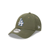 New Era 9Forty Clothstrap MLB Olive Grey Los Angeles Dodgers