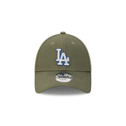 New Era 9Forty Clothstrap MLB Olive Grey Los Angeles Dodgers