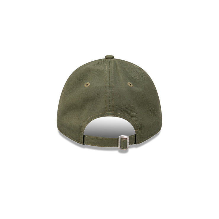 New Era 9Forty Clothstrap MLB Olive Grey Los Angeles Dodgers